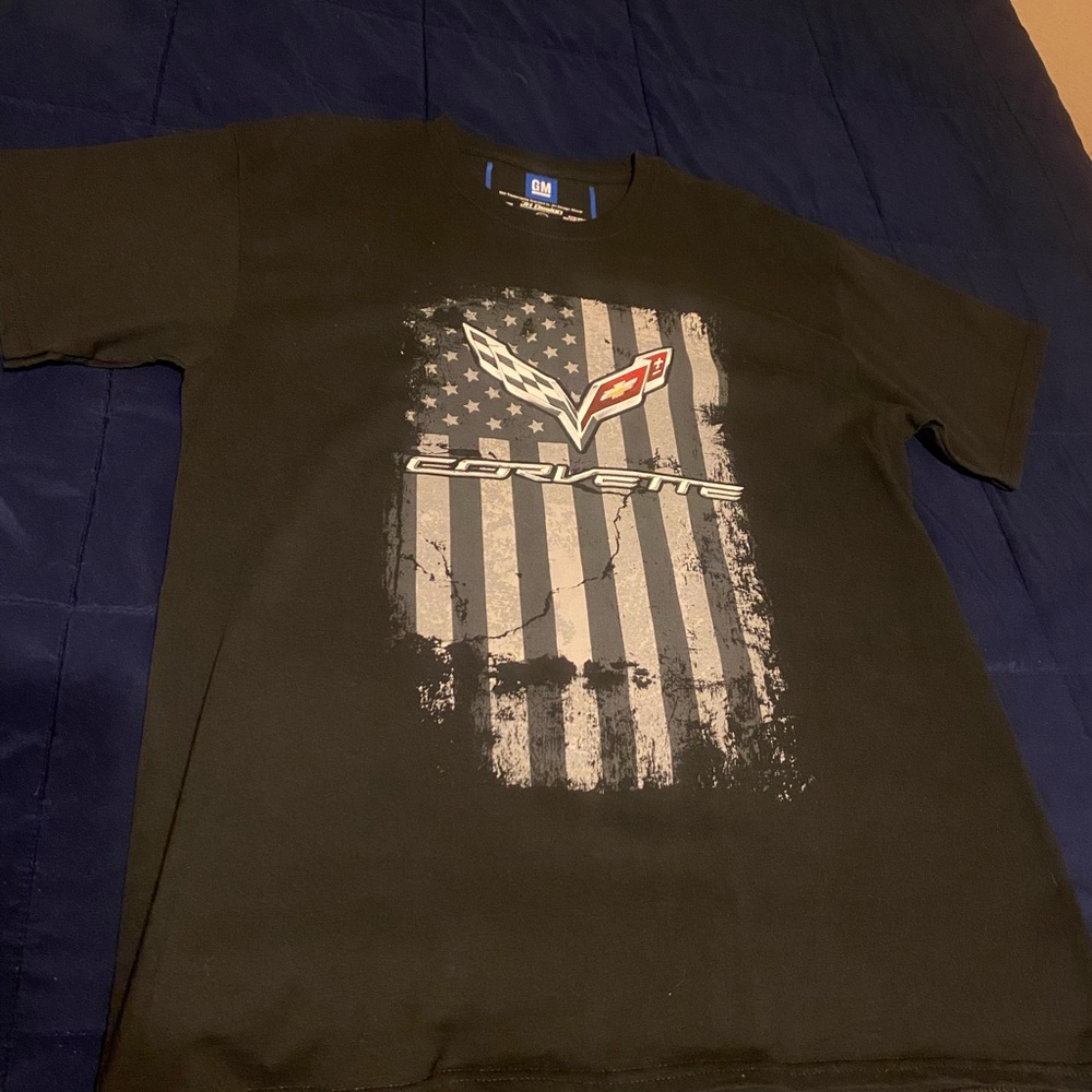 Corvette Black Graphic Tee